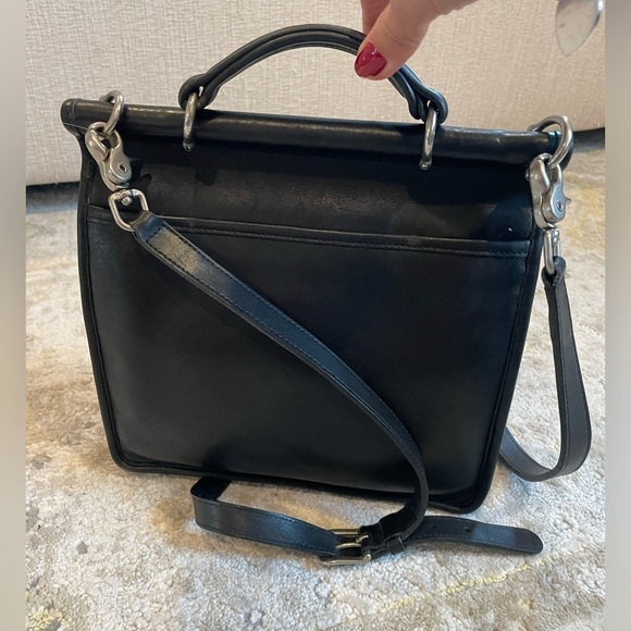 Vintage 90’s Coach Willis Bag Black - Picture 4 of 12